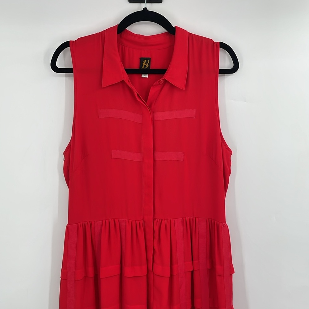 Anthropologie Red Dress - Picture 3 of 12